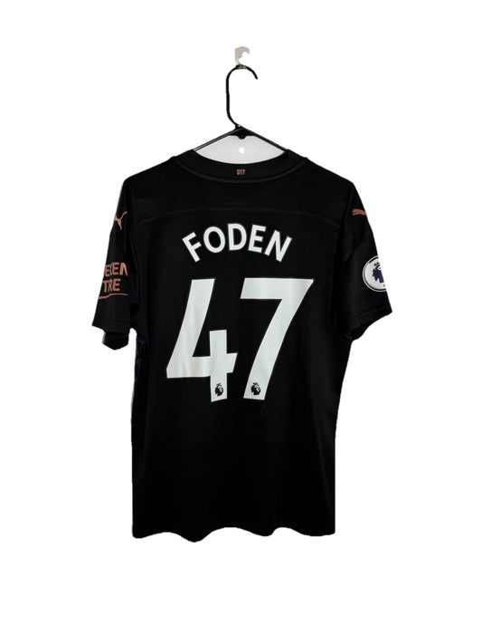 Manchester City Foden #47 2020/21 Medium Away Excellent Condition 757065-02