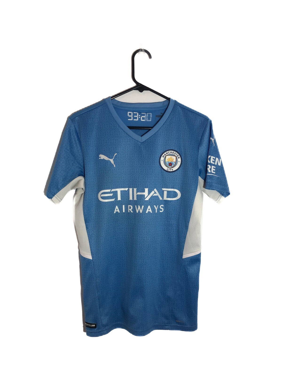 Manchester City Foden #47 2021/22 Small Home Shirt Excellent Condition 759202-01