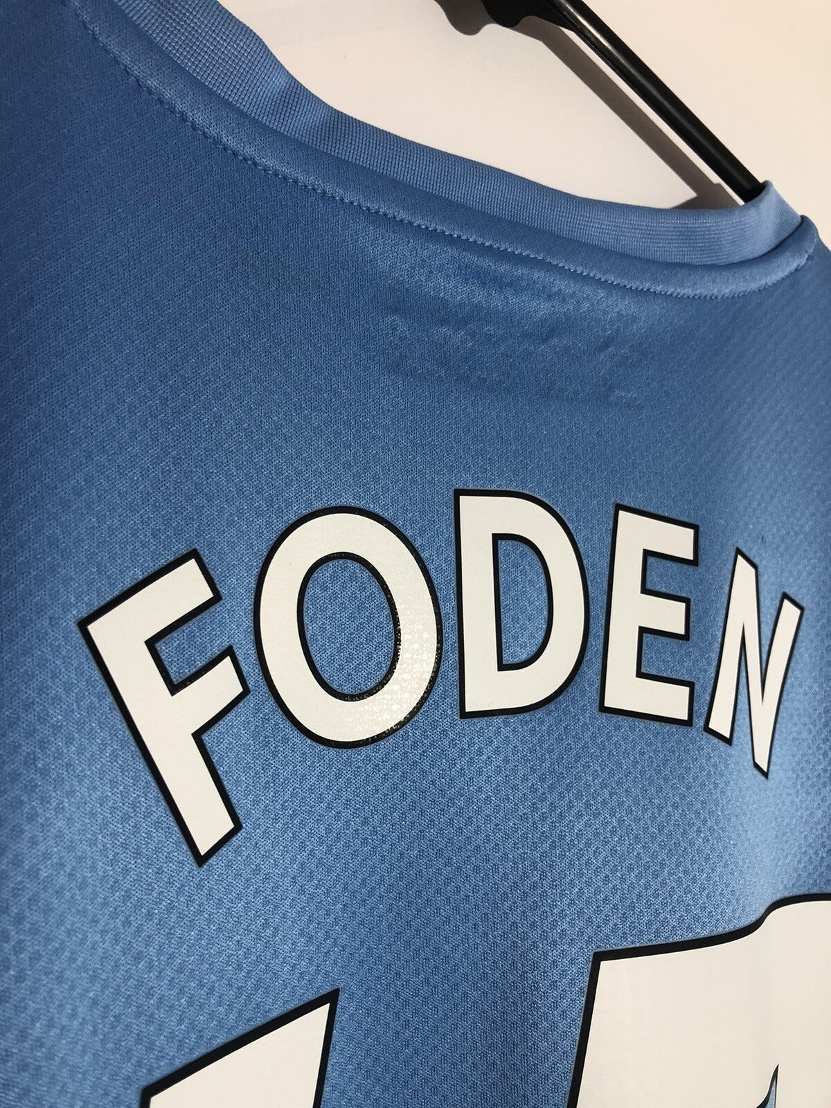 Manchester City Foden #47 2021/22 Small Home Shirt Excellent Condition 759202-01