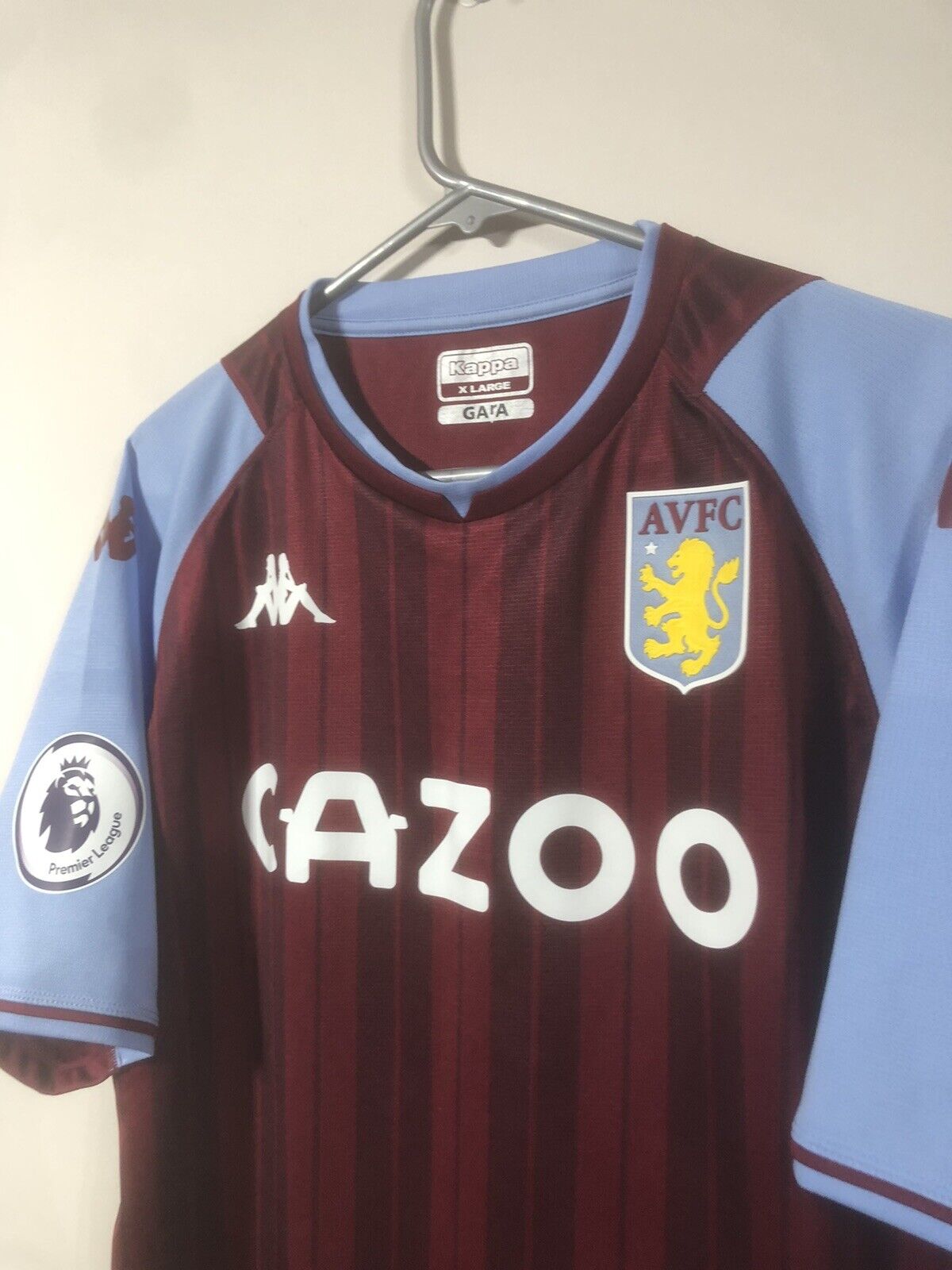 Coutinho #23 Aston Villa 2021/22 XL Home Shirt Kappa Excellent Condition