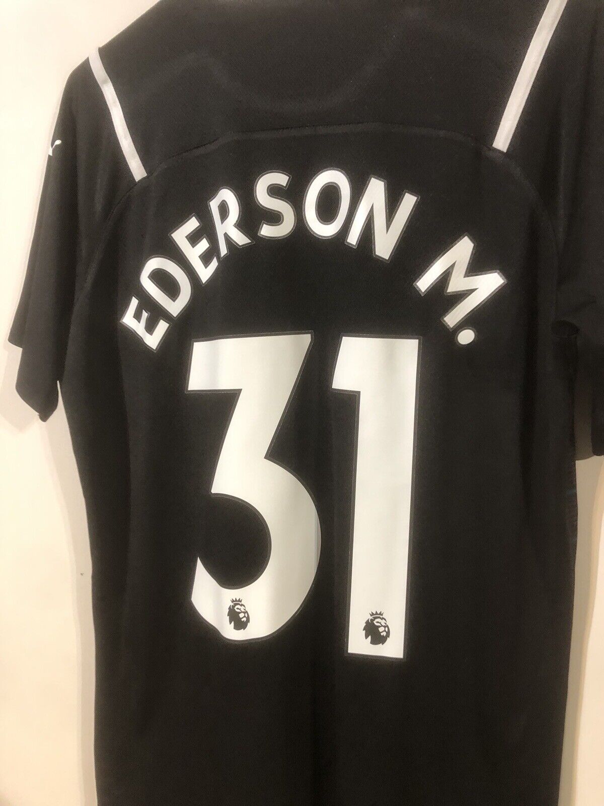 Ederson M. #31 Manchester City 2021/22 Large Home Authentic GK Excellent Conditi