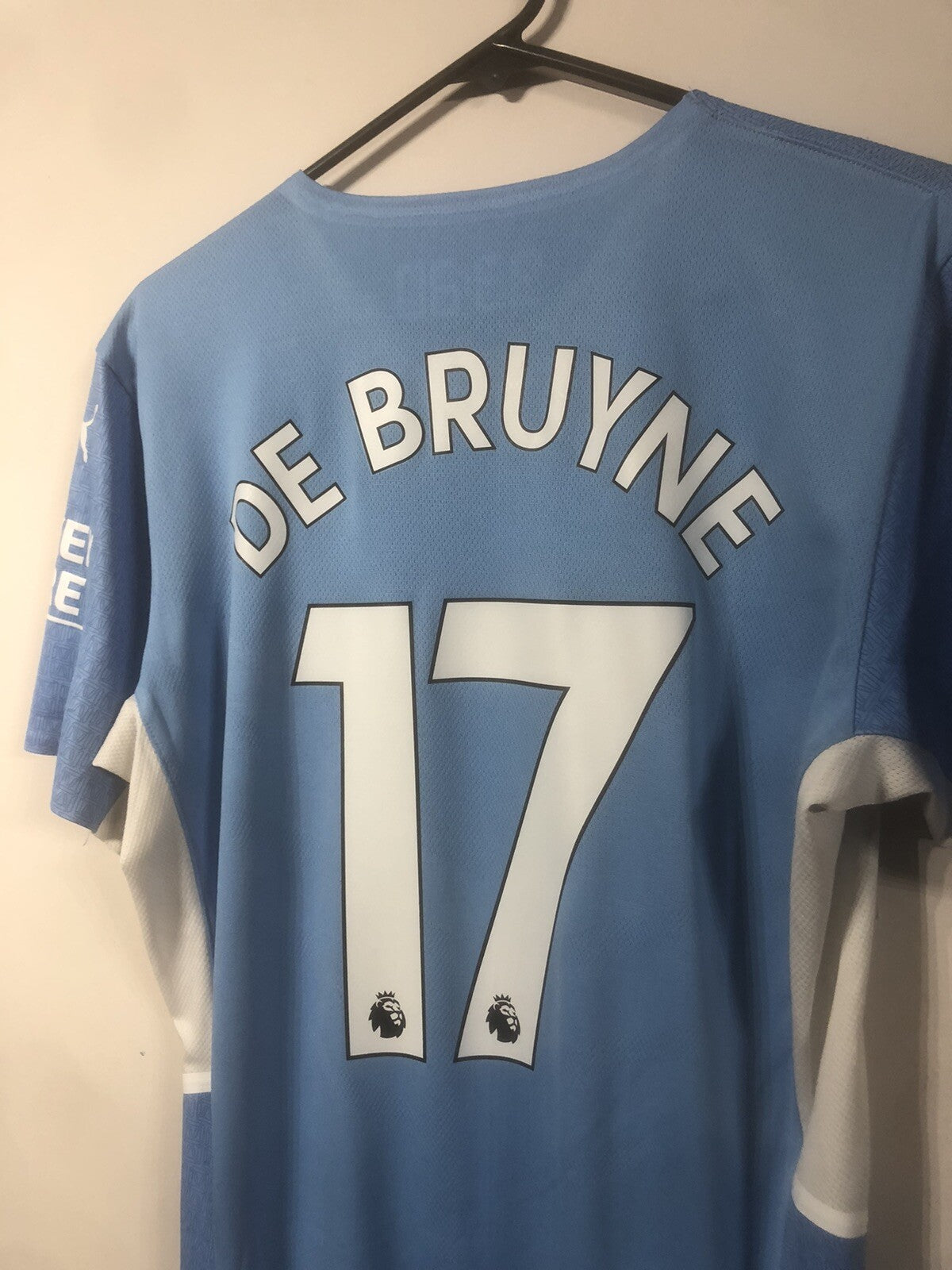 Manchester City De Bruyne #17 2021/22 Large Authentic Home Excellent Condition