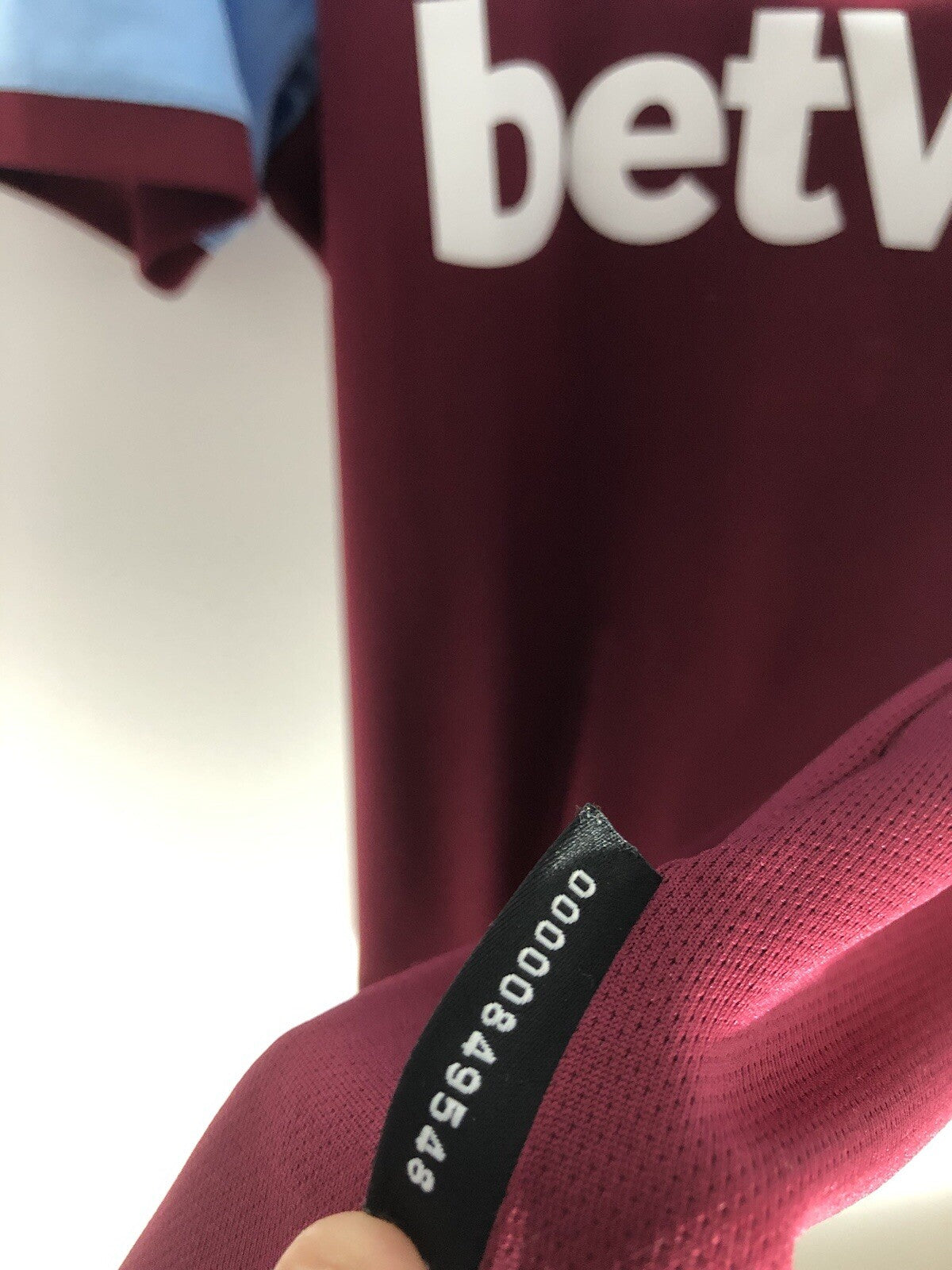 West Ham United Noble #16 2019/20 Medium Home Shirt Umbro Excellent Condition