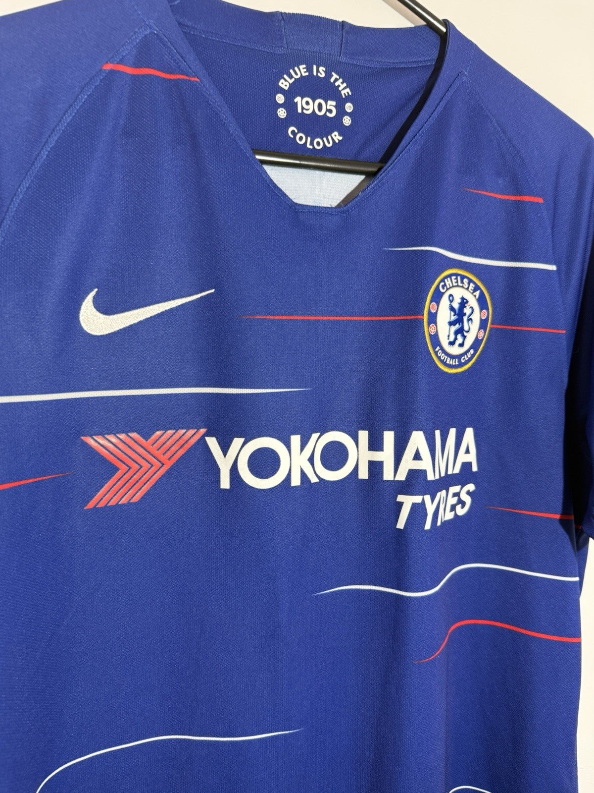 Chelsea Azpilicueta #28 2018/19 Medium Home Shirt Excellent Condition 919009-496