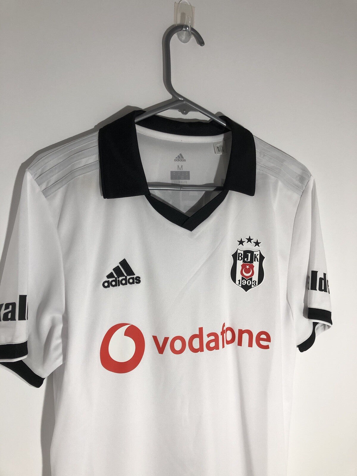 Besiktas Medel #6 2018/19 Medium Home Shirt Adidas Excellent Condition CG0691