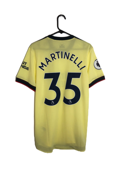 Martinelli #35 Arsenal 2021/22 Authentic Medium Away Shirt Adidas BNWT GM0219