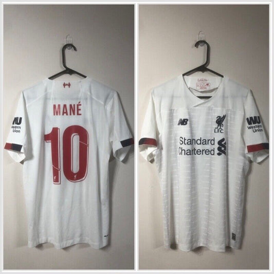 Mane #10 Liverpool Large 2019/20 Away Shirt New Balance Excellent Condition
