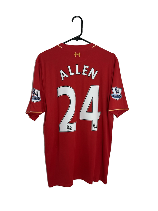 Liverpool Allen #24 2015/16 Large Home Shirt Excellent Condition WSTM542