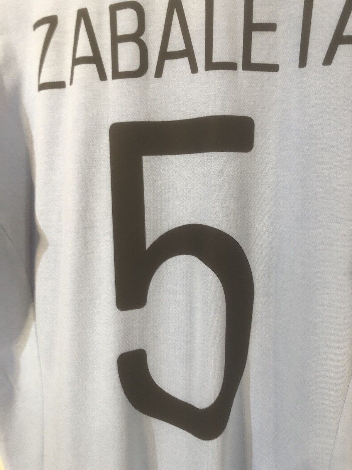 Zabaleta #5 Manchester City 2012/13 Small Euro Home Shirt Excellent Condition