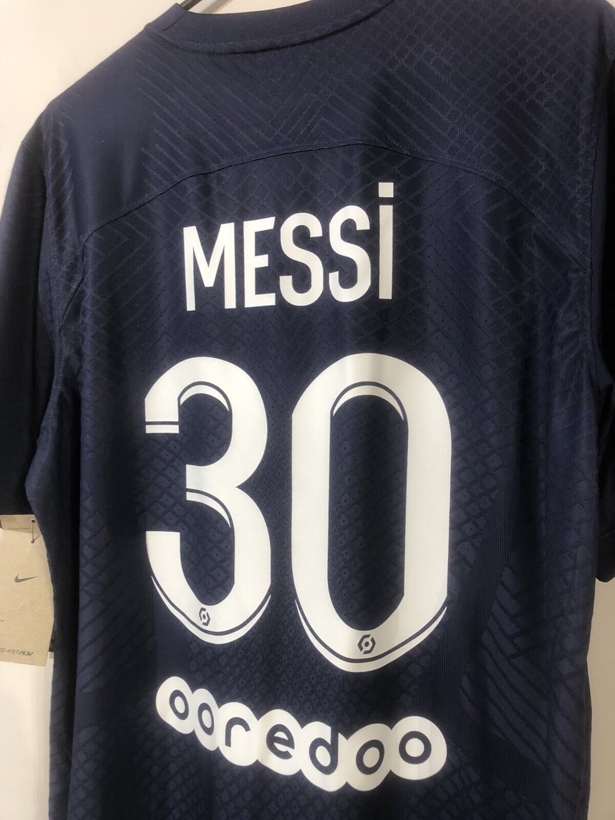 Messi #30 Paris St Germain DriFitAdv 2022/23 Large Home Shirt Excellent Conditio
