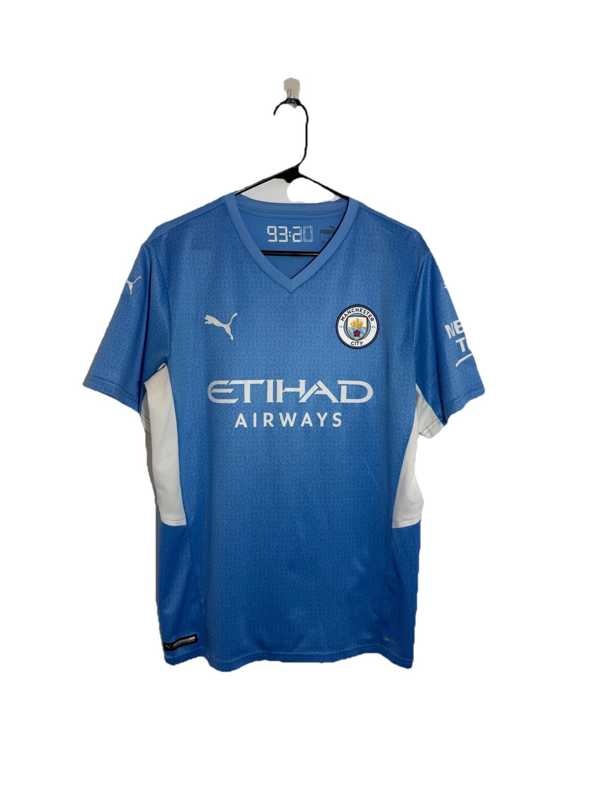 Manchester City Foden #47 2021/22 Large Home Shirt Excellent Condition 759202-01
