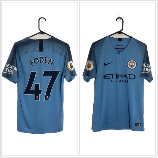 Foden 47 Manchester City 2018 19 Medium Home Excellent Condition 894431 489