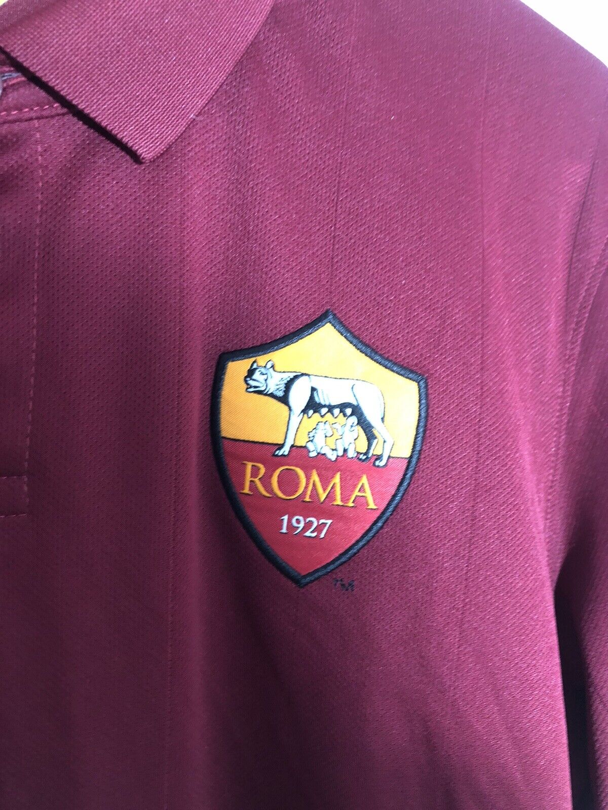 De Rossi 16 AS Roma 2014 15 Home Medium Shirt Very Good Condition 635811 678