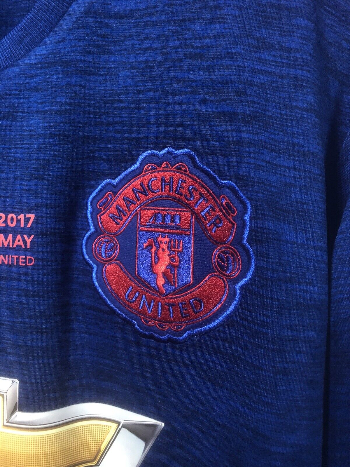 Manchester United 2016 17 Large Ls Away El Final Excellent Condition Ai6703