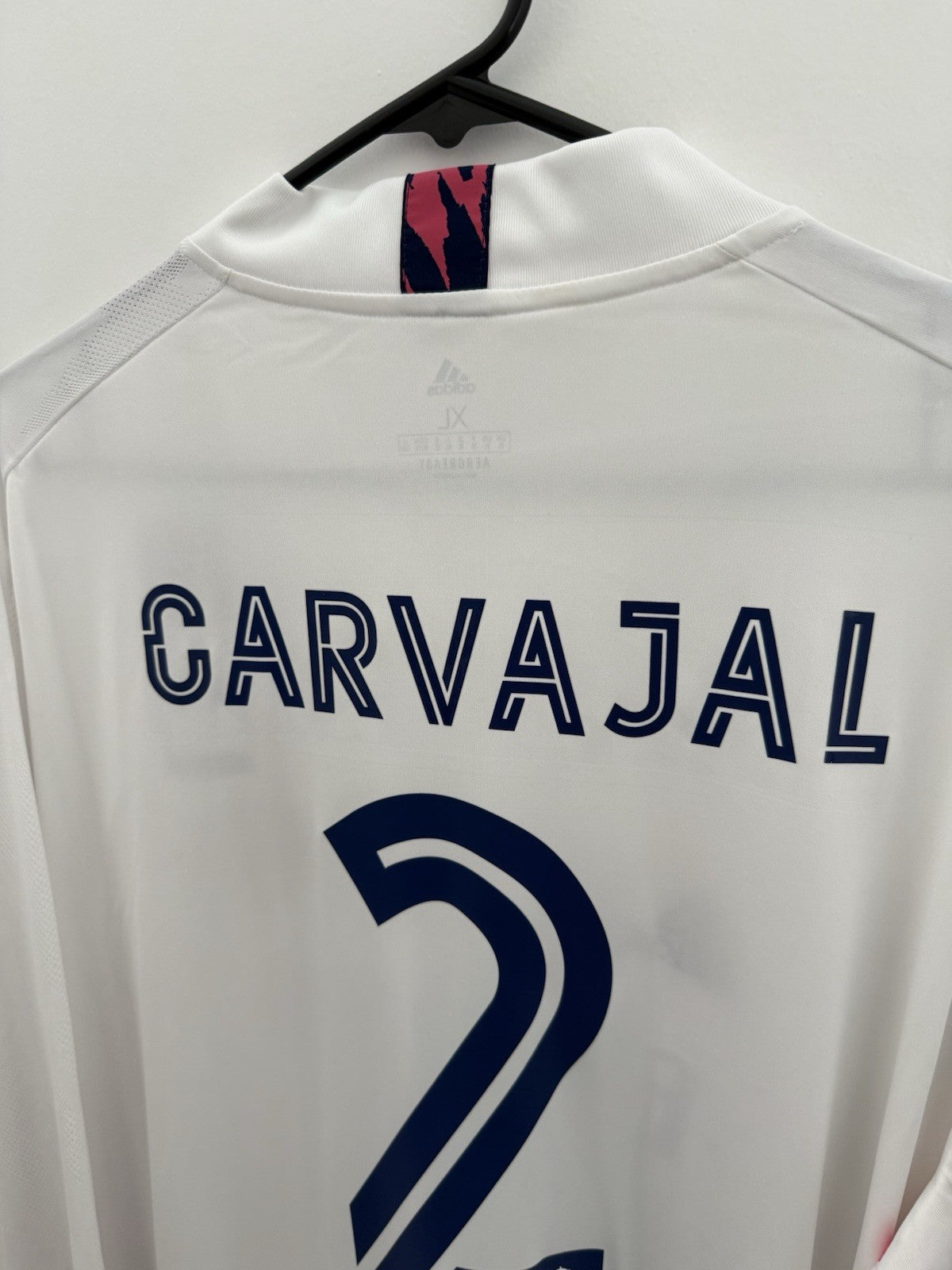 Real Madrid Carvajal #2 2020/21 XL L/S Home LS Shirt BNWT FQ7473