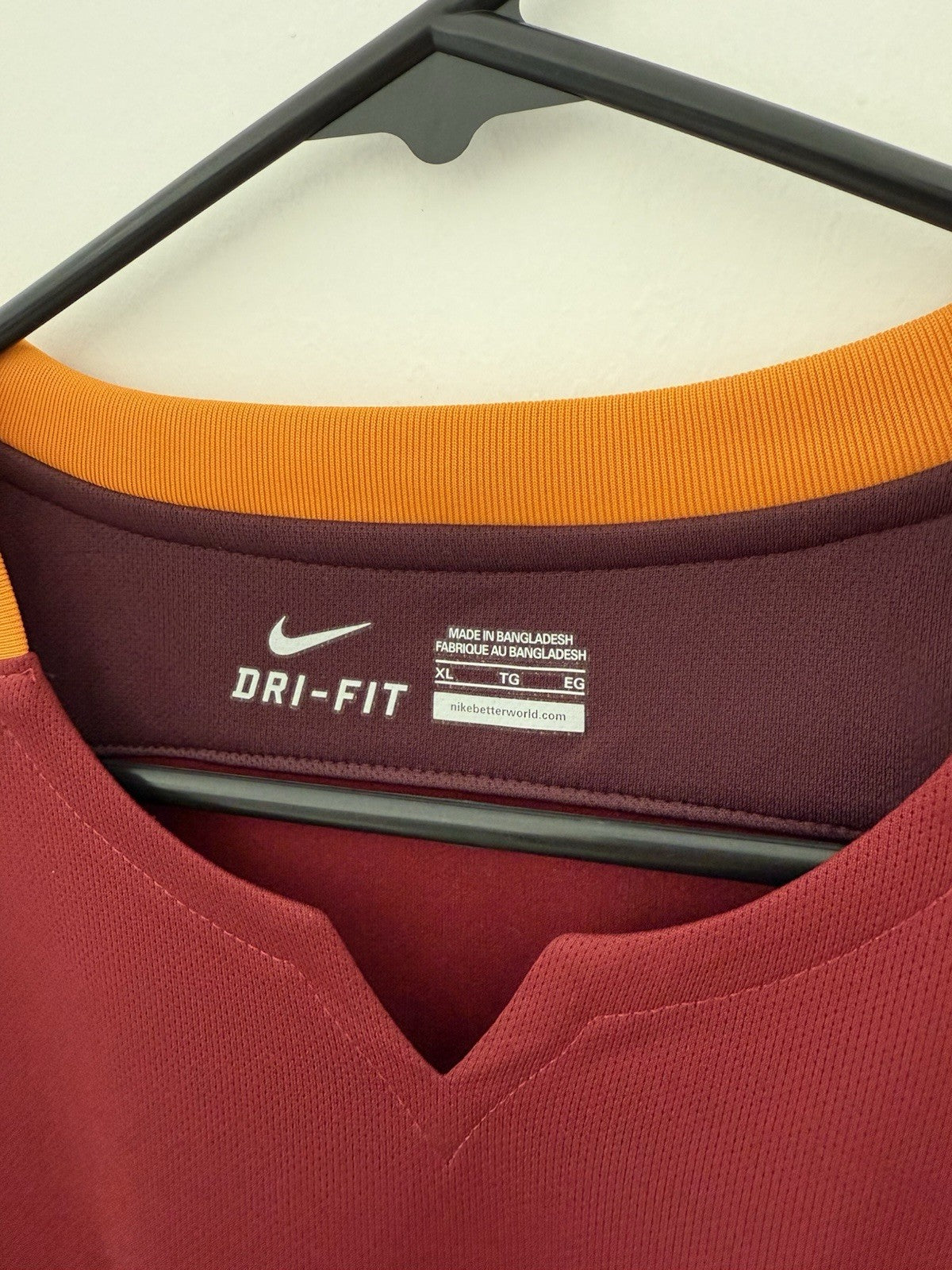 AS Roma Rudiger #2 2015/16 Home XL Shirt Excellent Condition 658924-678