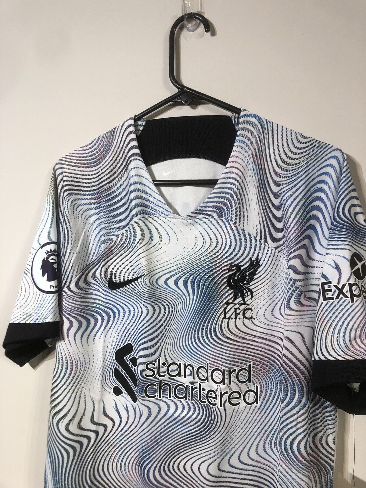 M. Salah #11 Liverpool Medium BNWT 2022/23 Away Jersey Nike