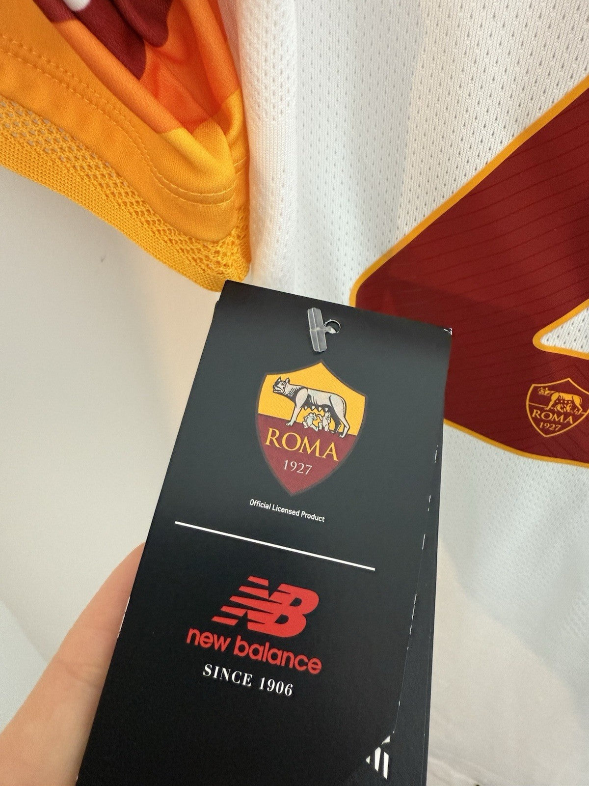 AS Roma Zaniolo #22 2021/22 XL Away Authentic  Shirt New Balance BNWT MT130235