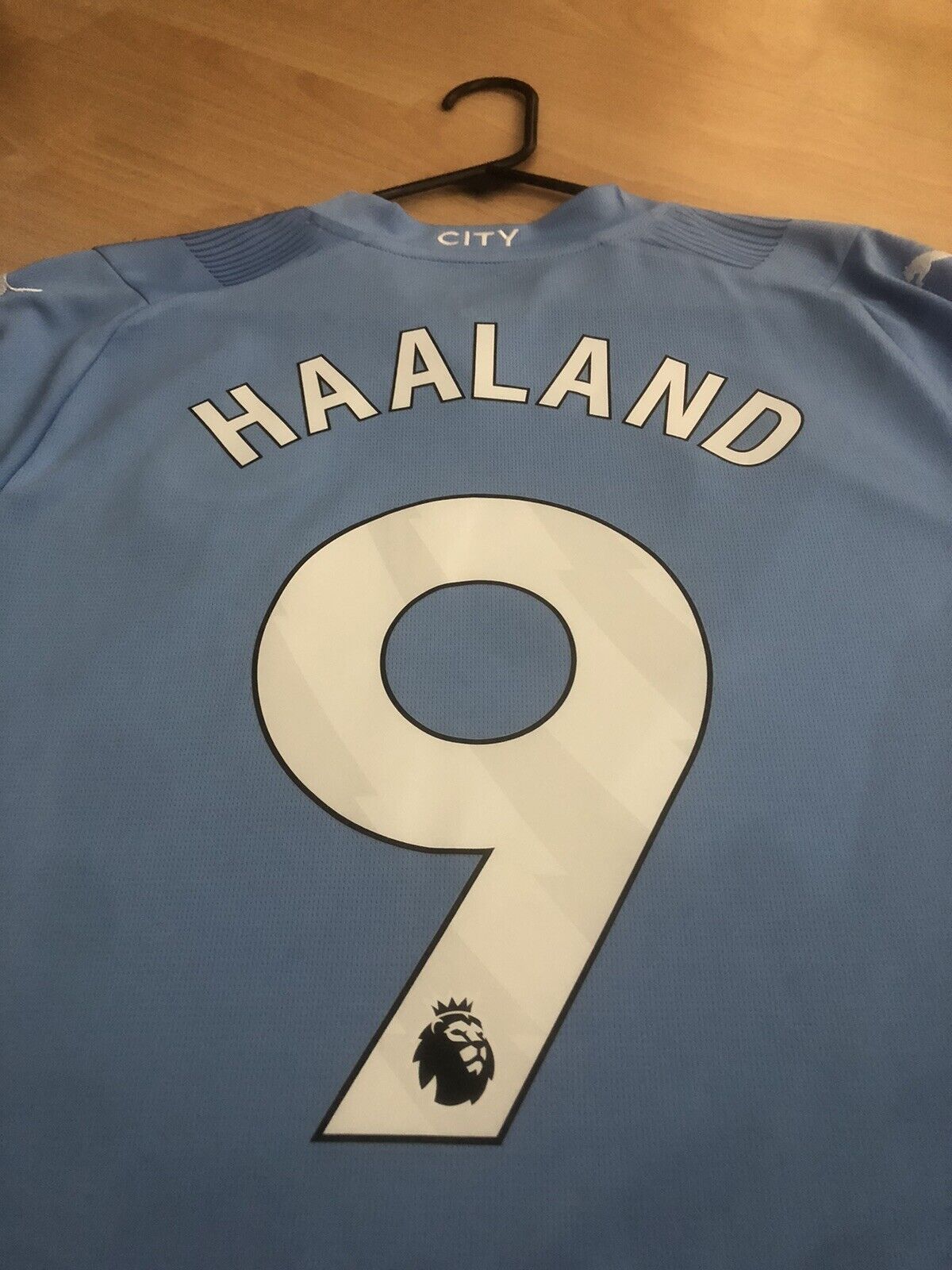 Haaland 9 Manchester City 2023 24 Large Home Shirt Excellent Condition 770438 01