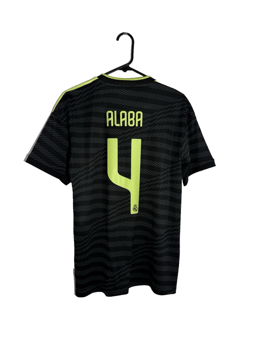 Real Madrid Alaba #4 2022/23 3rd Medium Shirt Adidas Excellent Condition HI1656