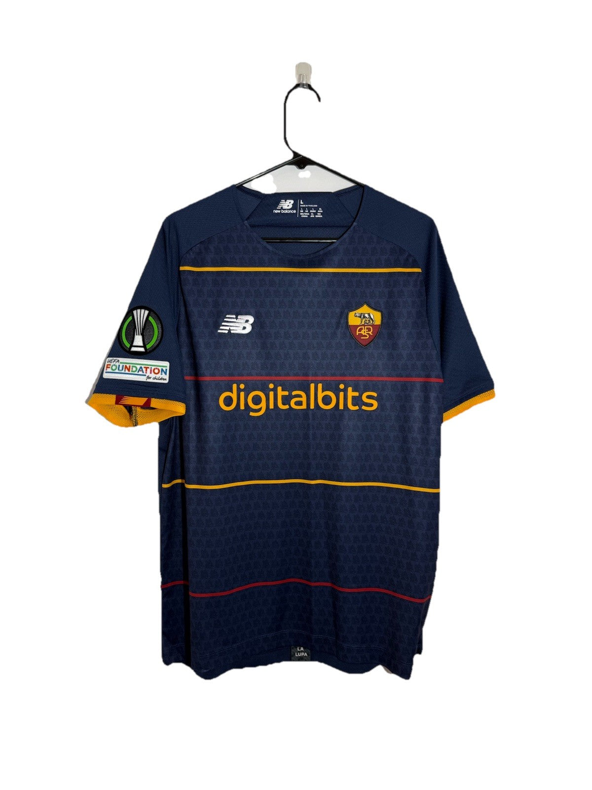 AS Roma Spinazzola #37 2021/22 Large 4th Shirt BNWT MT130253