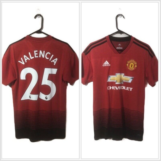 Valencia 25 Manchester United Small 2018 19 Home Excellent Condition Cg0040