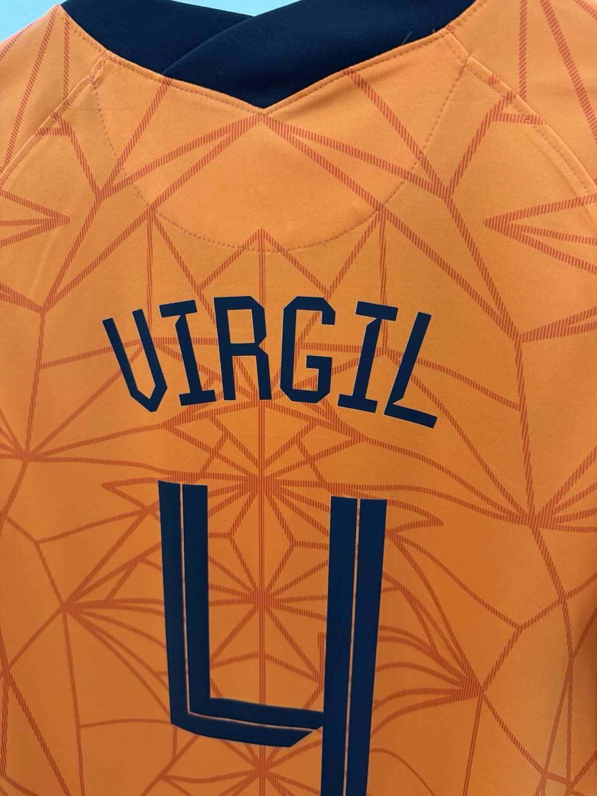 Netherlands Virgil #4 2020 Home Medium Shirt Nike Excellent Condition CD0712-819