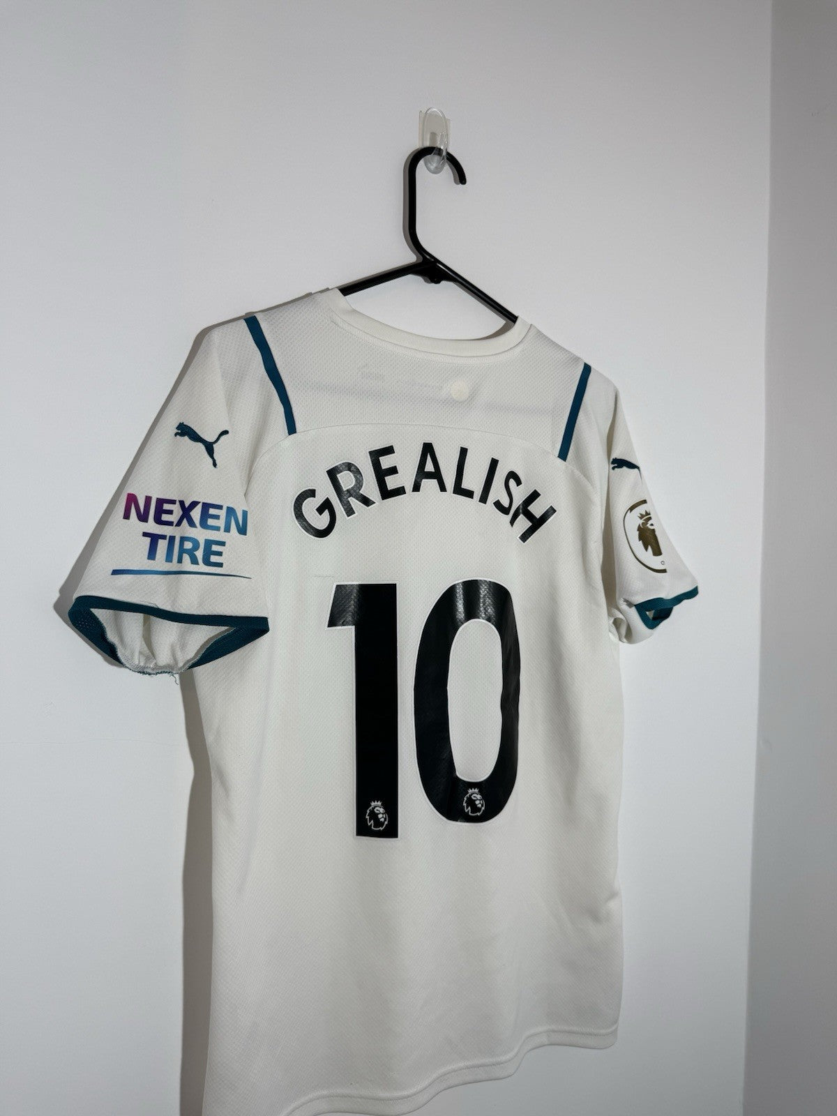 Manchester City Grealish #10 2021/22 Medium Away Very Good Condition 759211-02