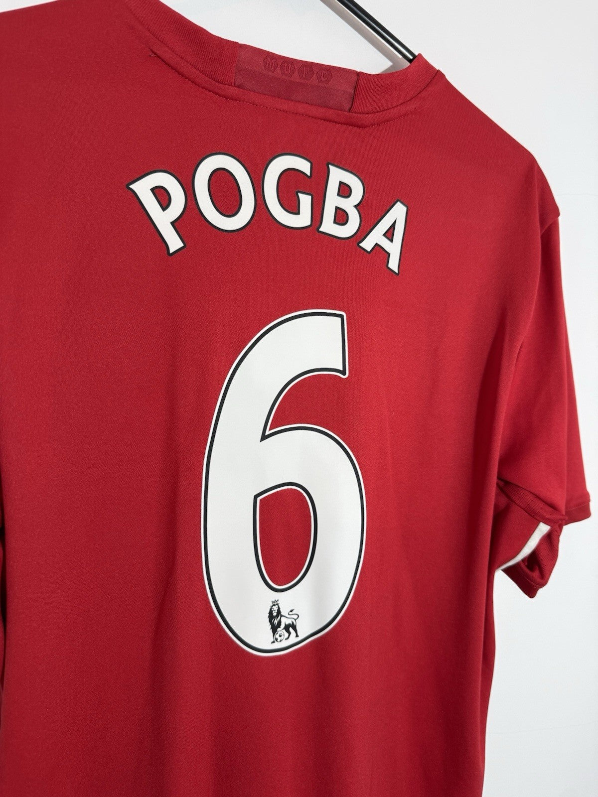 Manchester United Pogba #6 2016/17 Large Home Shirt Excellent Condition AI6720