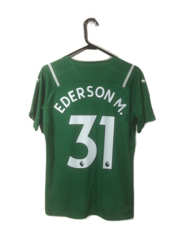 Man City Ederson M. #31 2021/22 Medium Away GK Excellent Condition 759185-51