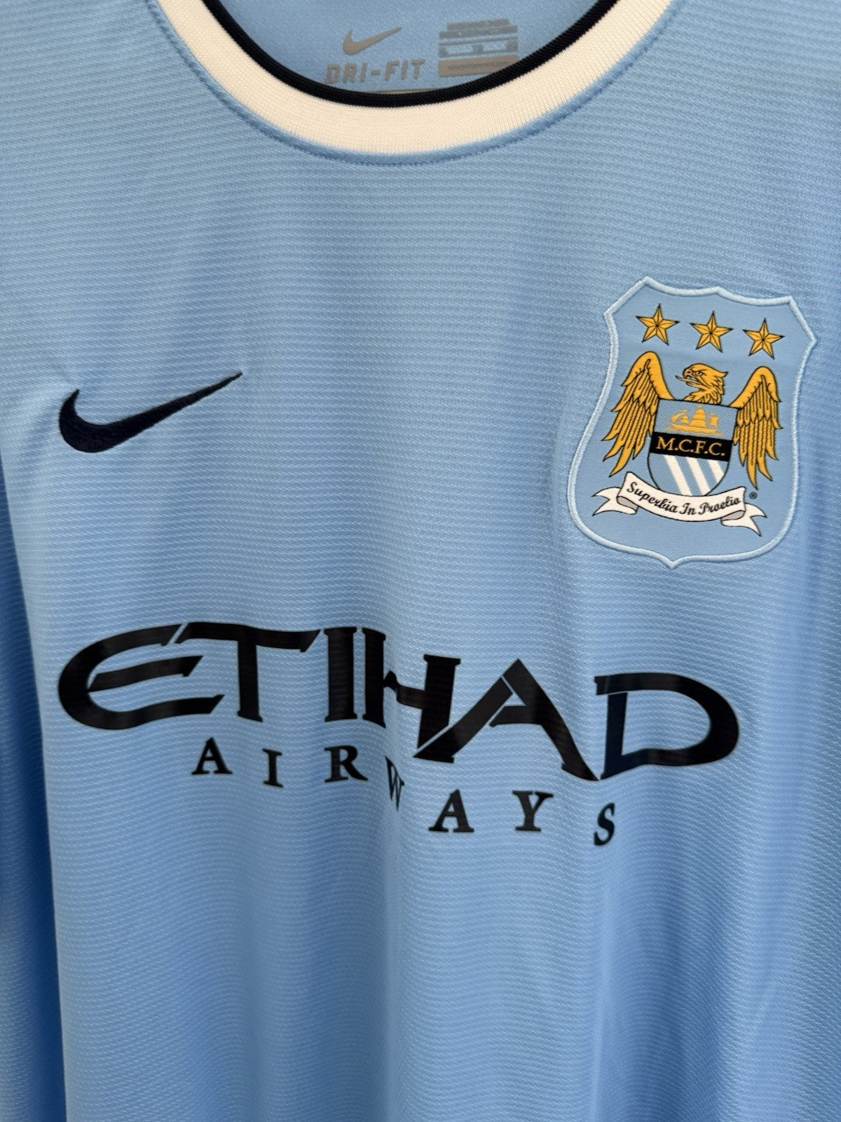 Manchester City Milner #7 2013/14 XL Home Excellent Condition 574863-489