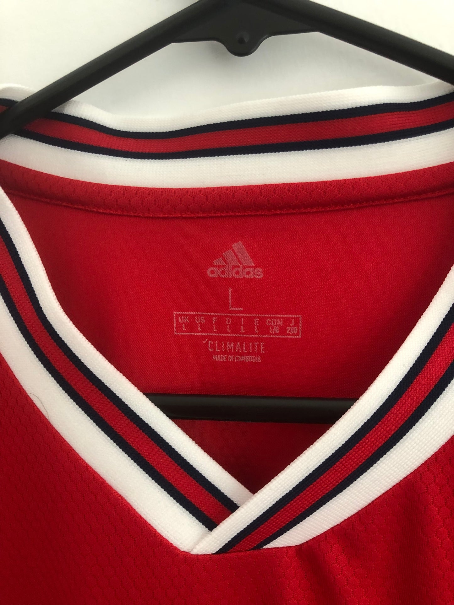 Saka #77 Arsenal 2019/20 Large Home Shirt Excellent Condition EH5637