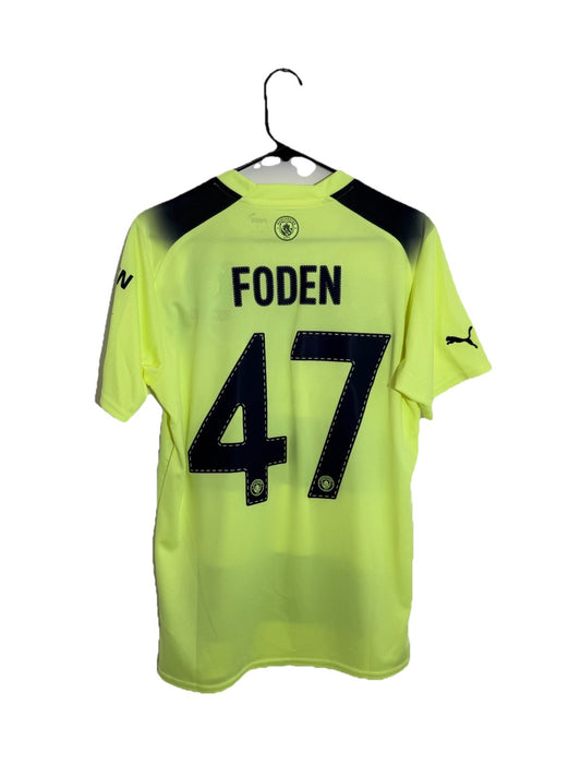 Manchester City Foden #47 2022/23 Treble Medium 3rd Shirt BNWT 765734-03