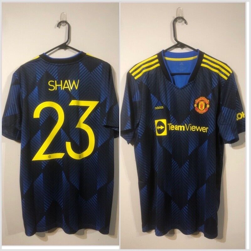 Shaw #23 Manchester United X-Large 2021/22 3rd Shirt BNWT