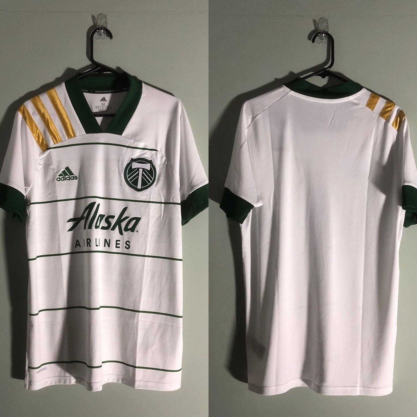 Portland Timbers 2021 Medium Away Football Shirt Jersey Adidas BNWT