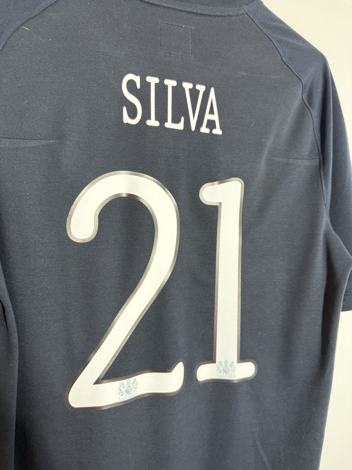 Manchester City Silva #21 2010/11 Small Away FA Cup Shirt Excellent Condition