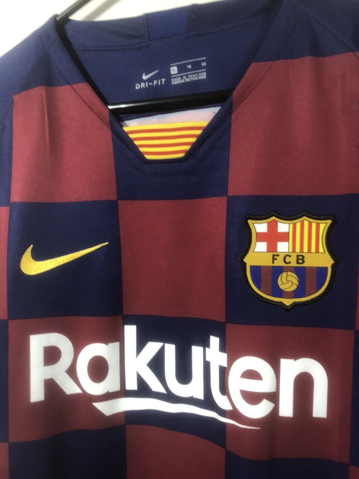 Suarez 9 Barcelona Xl 2019 20 Home Shirt Nike Excellent Condition  Aj5532 456