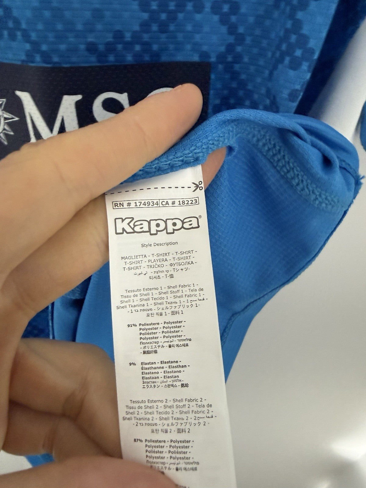 Napoli Fabian #8 2019/20 Kappa XL Slim Home Shirt BNWT 304NW80