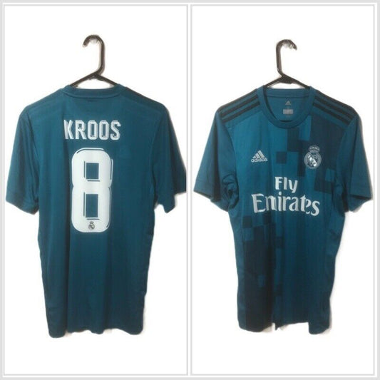 Kroos 8 Real Madrid 2017 18 Small 3rd Shirt Adidas Excellent Condition Br3539