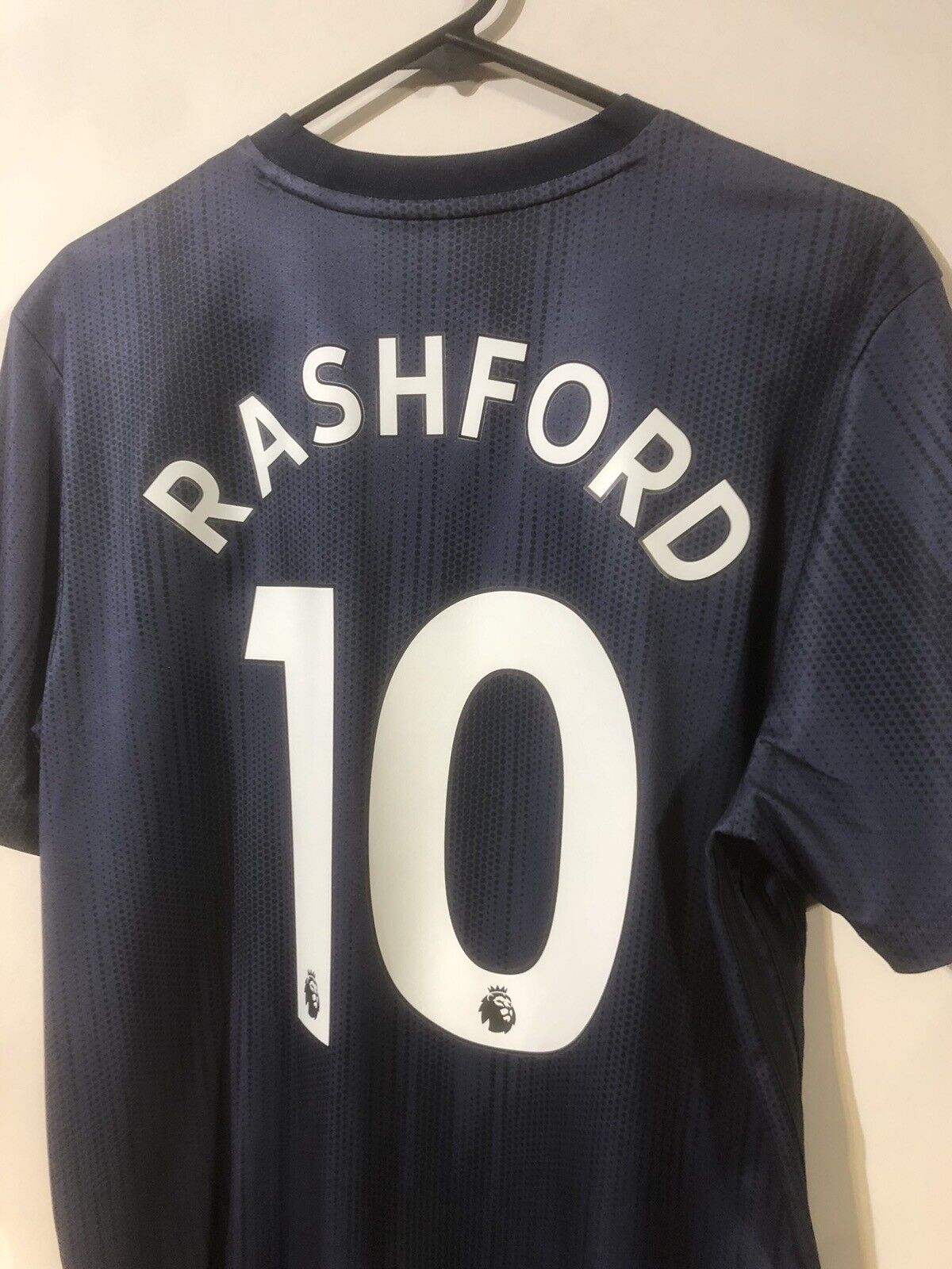 Rashford #10 Manchester United 2018/19 3rd Large Shirt Adidas Excellent Condit
