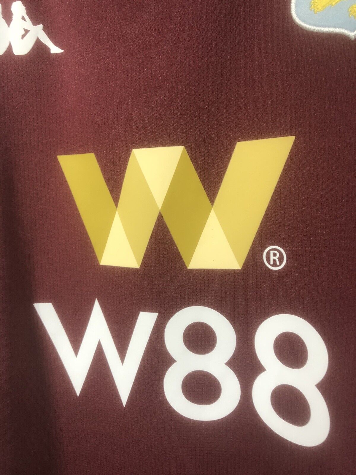 Konsa 15 Aston Villa 2019 20 Medium Home Shirt Kappa Excellent Condition