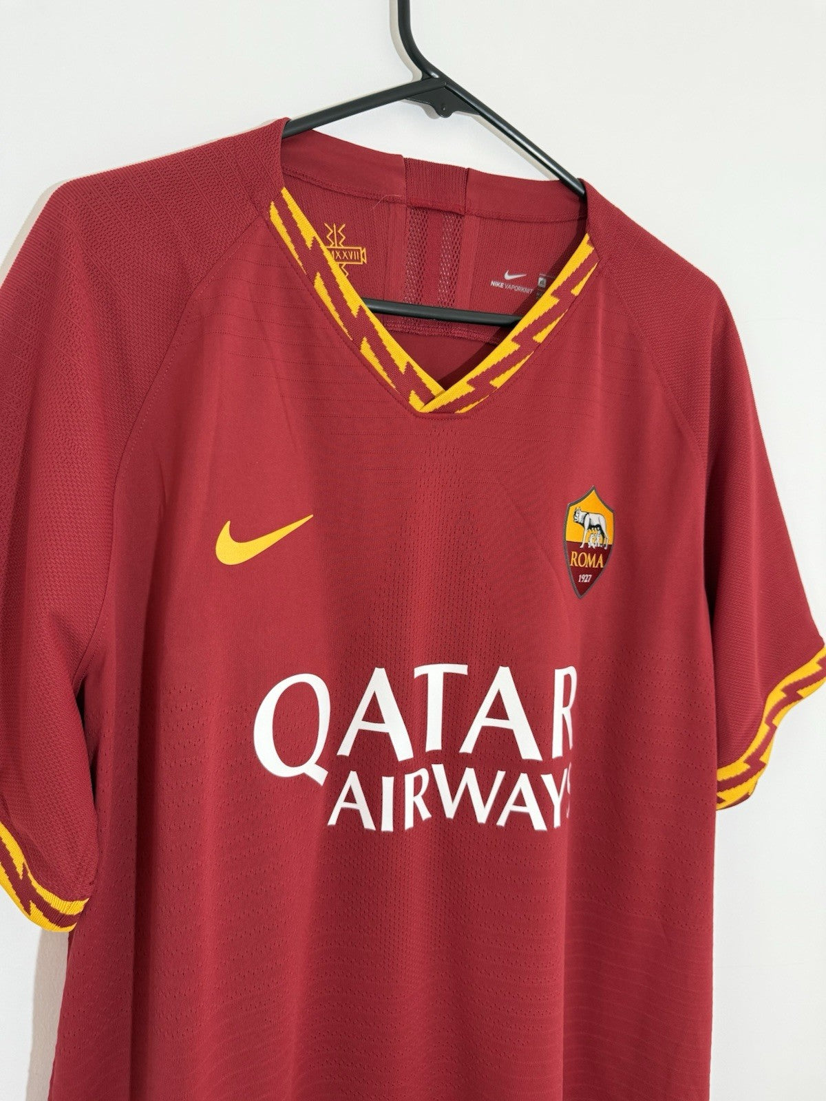 AS Roma Kluivert #99 2019/20 Vaporknit Home XL Excellent Condition AJ5266-613
