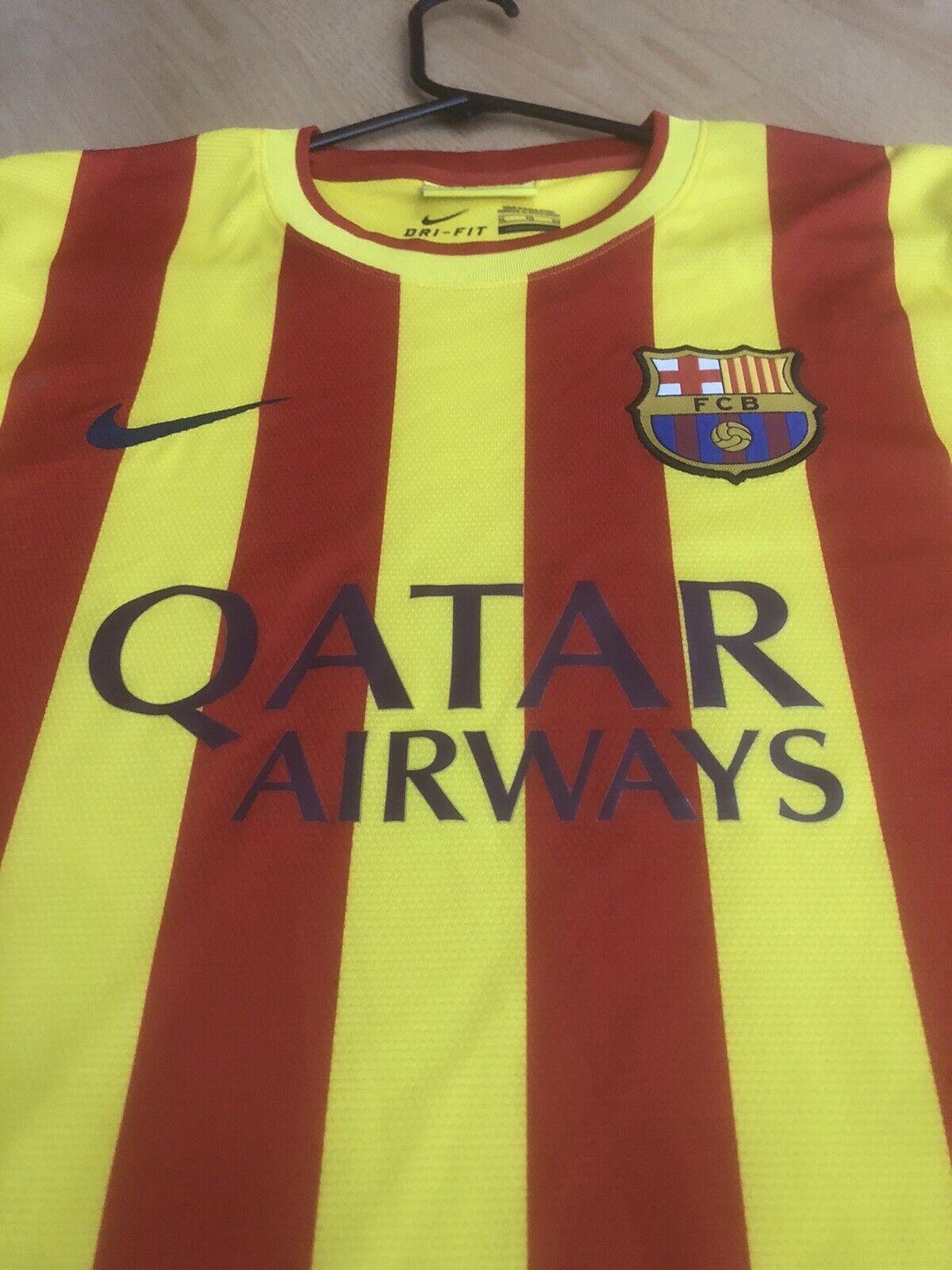 Messi 10 Barcelona 2013 14 Xl Away Shirt Excellent Condition 532823 703