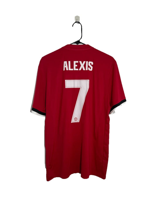 Manchester United Alexis #7 2017/18 Large Home Shirt Excellent Condition BS1214