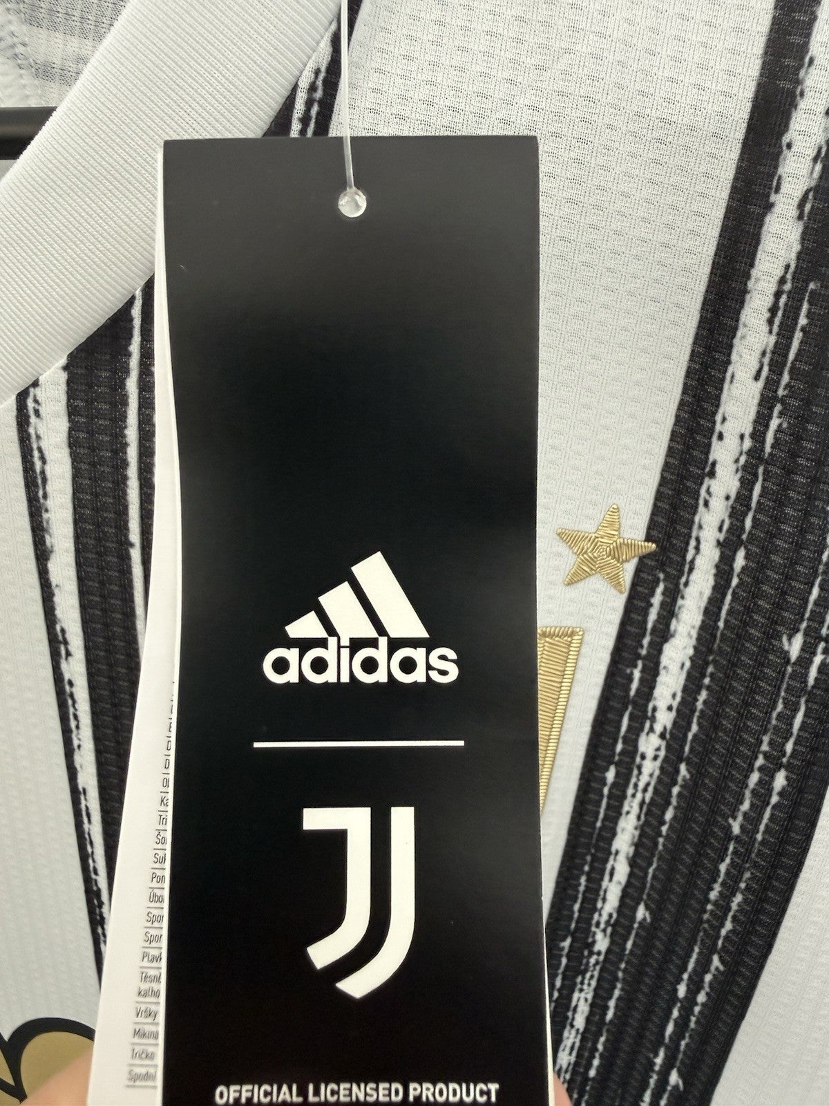 Juventus Kulusevski #44 2020/21 Large Authentic Home Shirt Adidas BNWT GJ7601