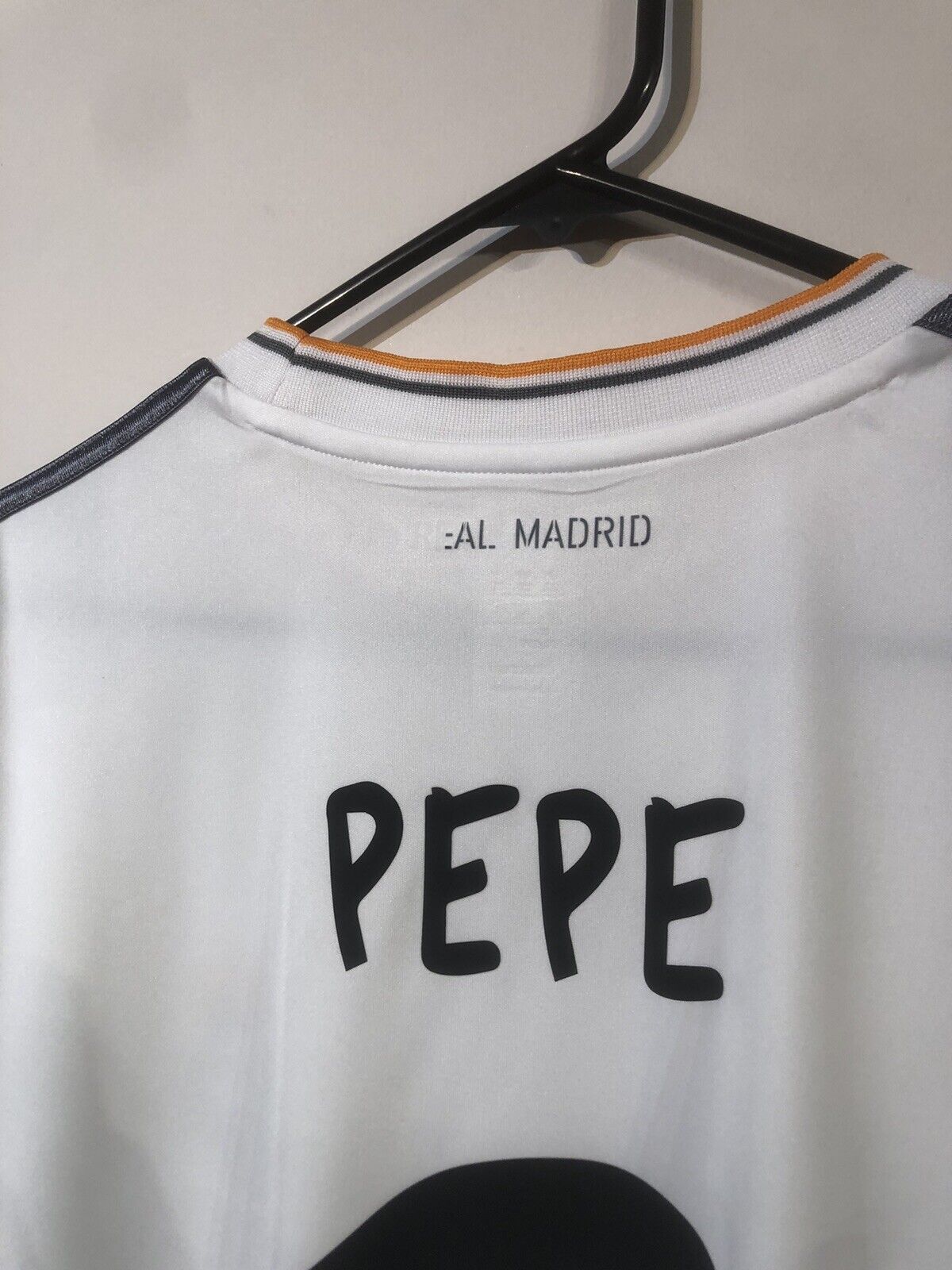 Pepe #3 Real Madrid 2013/14 XX-Large Home L Shirt Adidas Excellent Condition