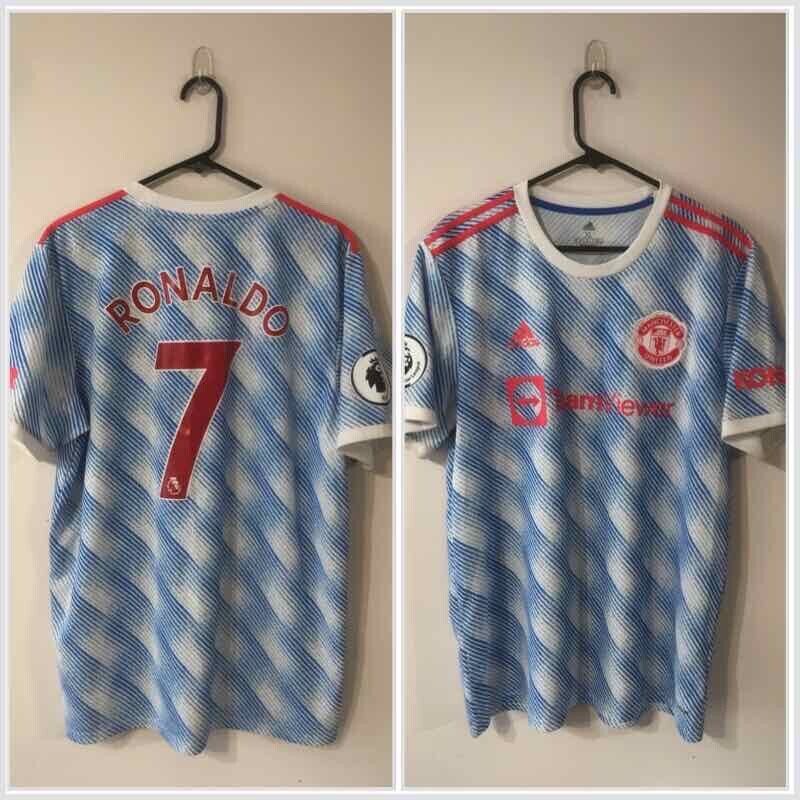 Ronaldo #7 Manchester United X-Large 2021/22 Away Shirt Good Condition