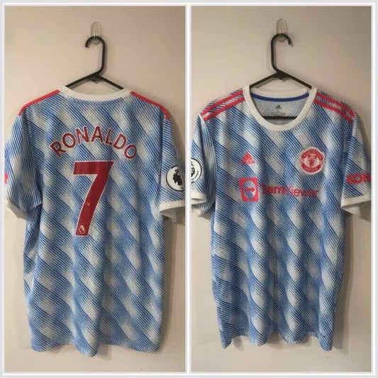 Ronaldo #7 Manchester United X-Large 2021/22 Away Shirt Good Condition
