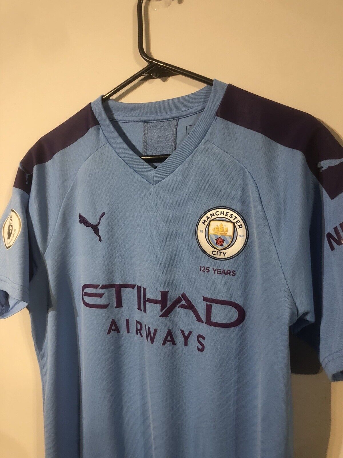 Foden #47 Manchester City 2019/20 Medium Home Shirt Puma Excellent Condition