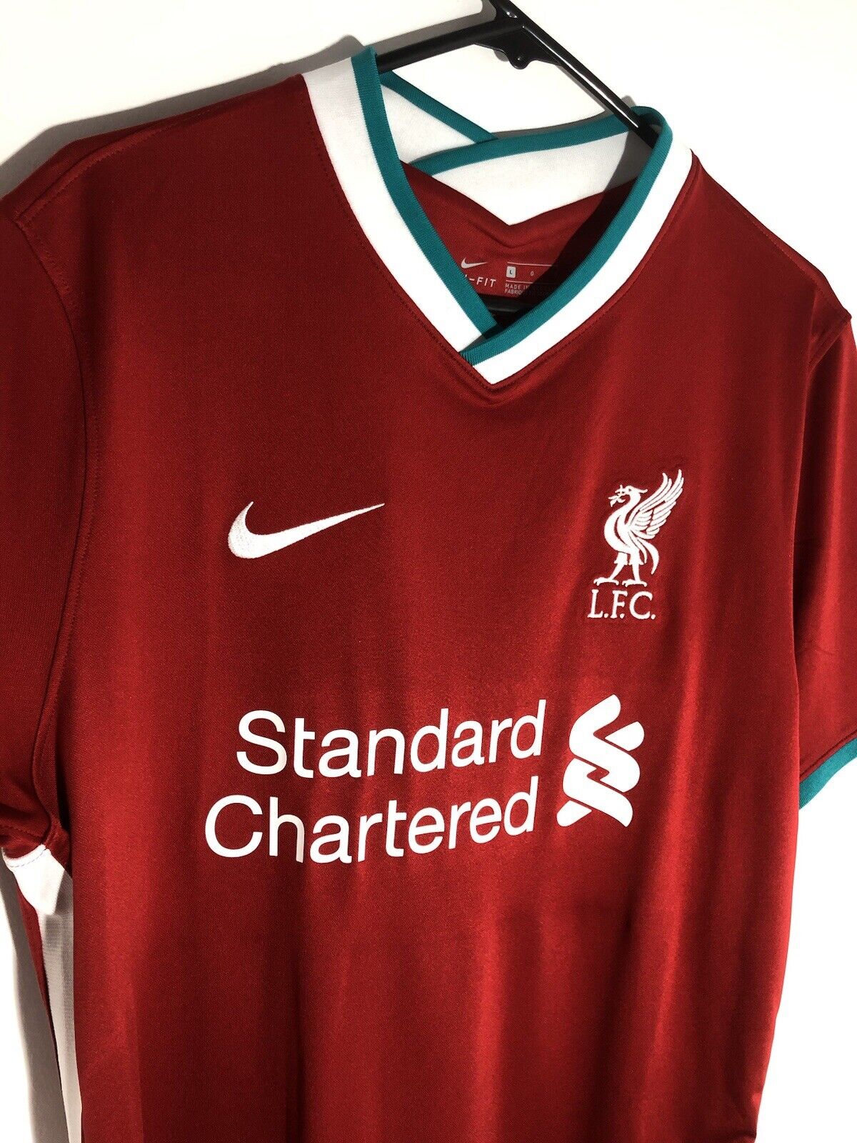 Virgil 4 Liverpool Large 2020 21 Home Shirt Nike Excellent Condition Cz2636 687